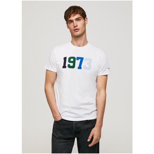 футболка для мужчин, Pepe Jeans London, модель: PM508379, цвет: темно-зеленый, размер: M