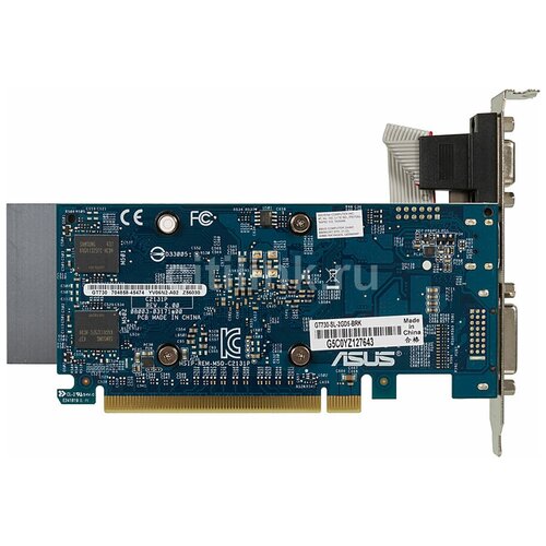 Видеокарта ASUS GeForce GT 730 Silent 2Gb GT730-SL-2GD5-BRK 1005000₽