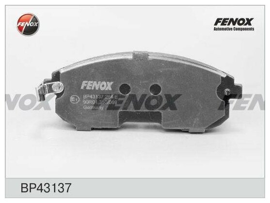 Fenox колодки тормозные дисковые nissan juke 10-, teana 03-, tiida 04- bp43137