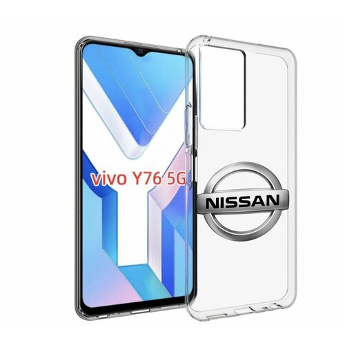 Чехол MyPads nissan-ниссан-3 мужской для Vivo Y76 5G задняя-панель-накладка-бампер