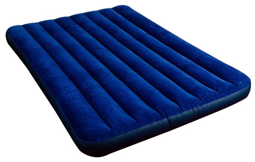 Надувной матрас Intex Classic Downy Bed (68759) синий - фотография № 3