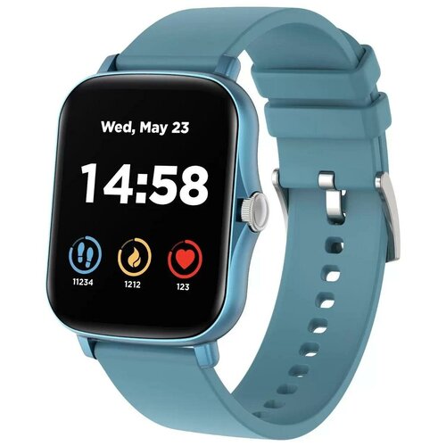 CANYON Smart watch 169inches TFT full touch screen Zinicplastic body IP67 waterproof multi-sport mode compatibility with iOS and android blue 316500₽