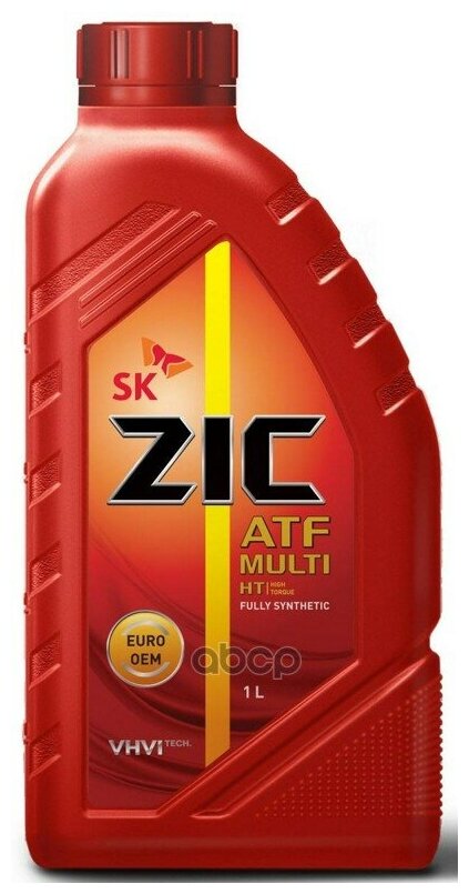 Zic Atf Multi Ht (1l)_жидкость Гидрав! Синт Toyota T-Iv, Jws 3309, Gm Dexron Ii/Iii, Vw G 052 162 Zic арт. 132664