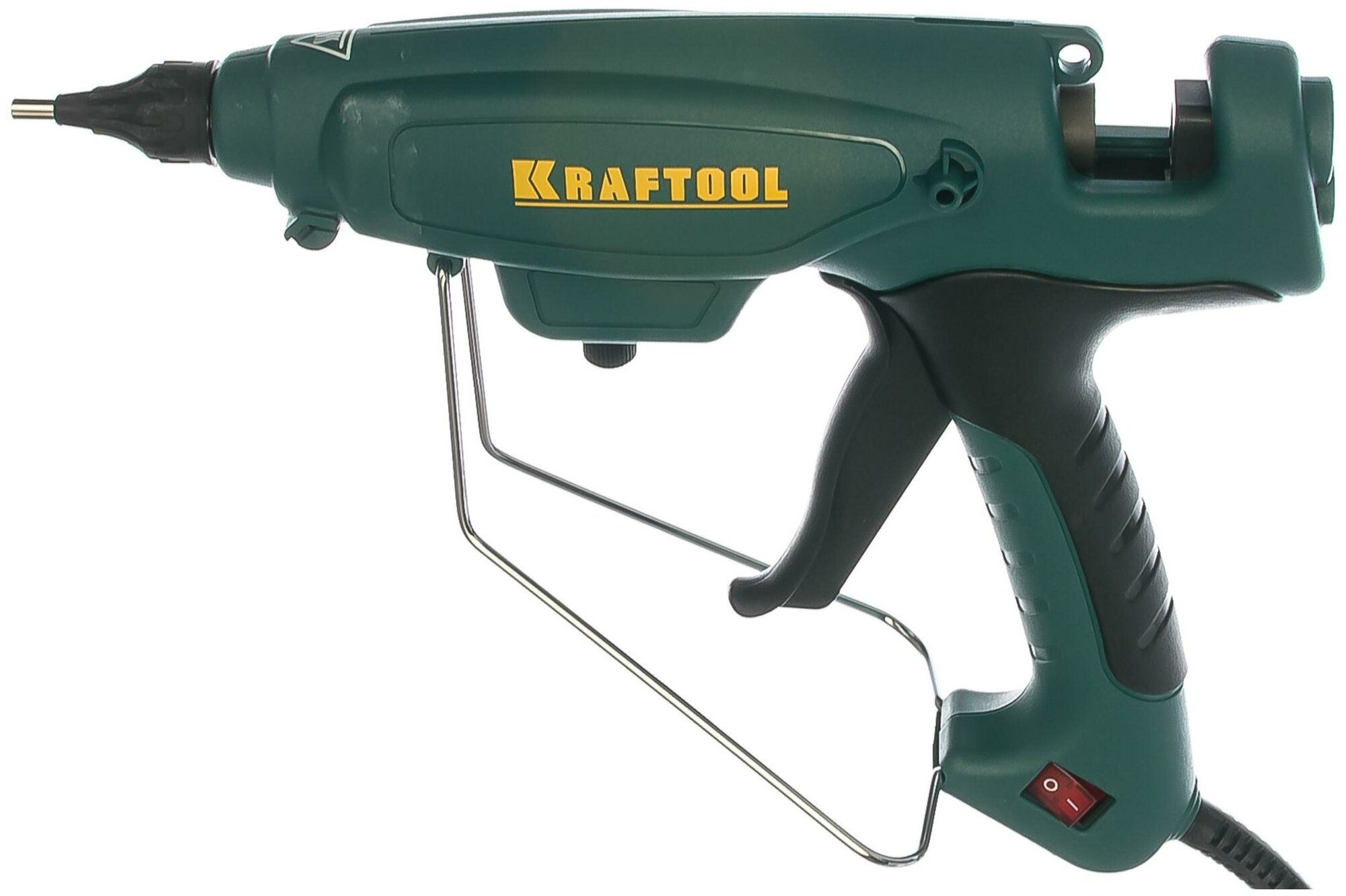 Клеевой пистолет Kraftool PRO 06843-300-12, 300 Вт черный/зеленый - фотография № 14