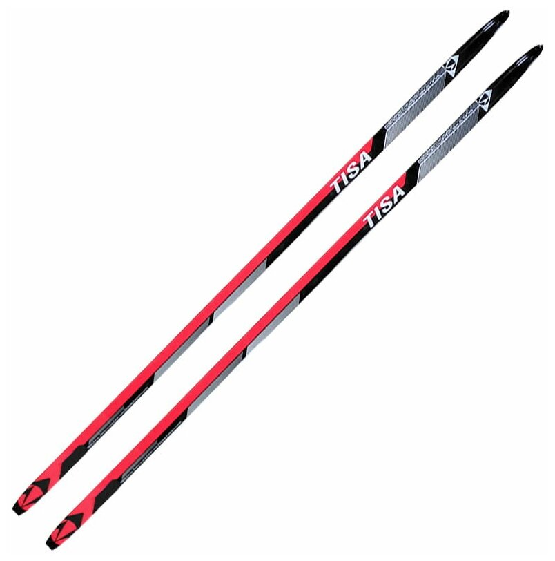 Лыжи беговые комбинированные TISA Race CAP Combi N90221V 194 см, красный