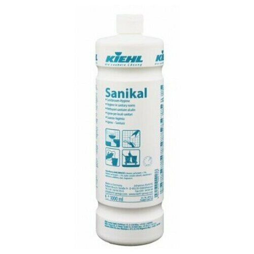 KIEHL SANIKAL средство щелочное для ежедневной уборки санитарных помещений 1л 6 шт в упаковке