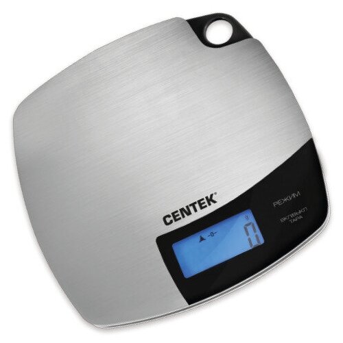 Кухонные весы / Centek CT-2463 / серебристый / до 5 кг