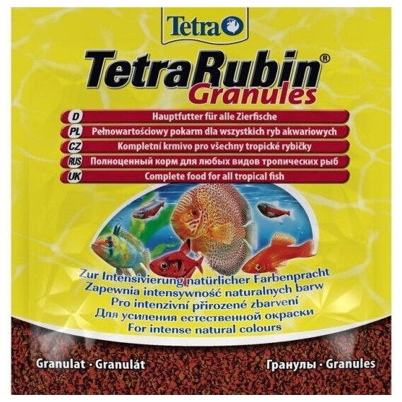 Корм для насыщенности окраса Tetra Rubin Granules 15g