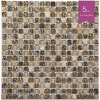 Мозаика стеклянная NS mosaic No-233 305х305 чип 15х15 уп 5 шт