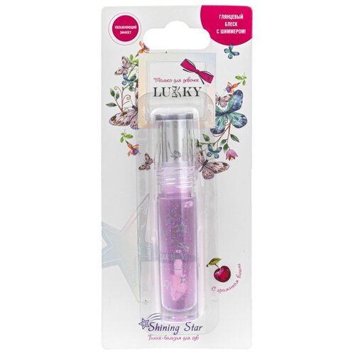 Купить Блеск для губ Shining Star, нежно-розовый, с ароматом вишни, 3, 5 мл Lukky Т22002