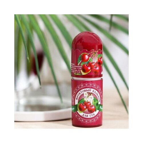 Фруктовый бальзам для губ, комплект 12 шт., вишня