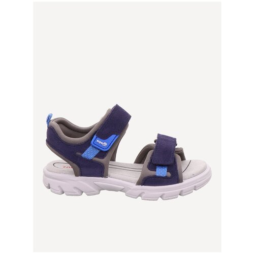 Туфли летние открытые SUPERFIT, для мальчиков, цвет Синий, размер 31