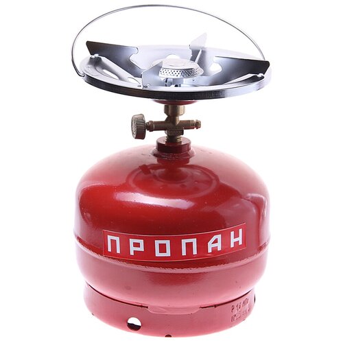 Плита газовая туристическая с газовым баллоном 5 литров серии «Кемпинг»