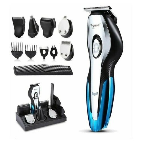 Триммер триммер для бороды триммер аккумуляторный машинка для стрижки волос 8 насадок в комплекте индикатор зарядки 345000₽