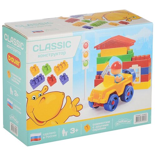 Конструктор 415/GT9222 Classik, Затейники, 37 эл, конструктор cars building blocks черная машинка 209 деталей