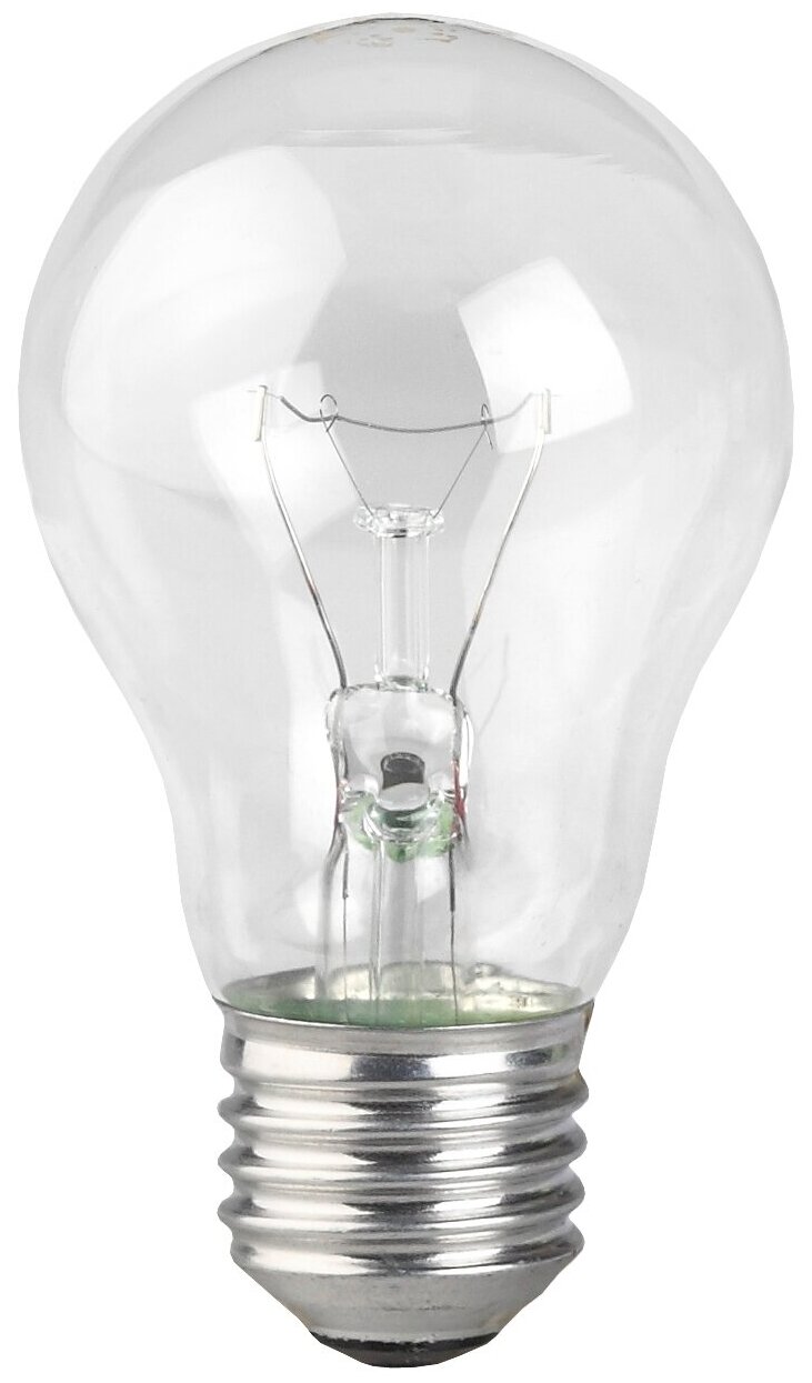 ЭРА (10 шт.) Лампа накаливания ЭРА E27 75W 2700K прозрачная A50 75-230-Е27-CL Б0039123