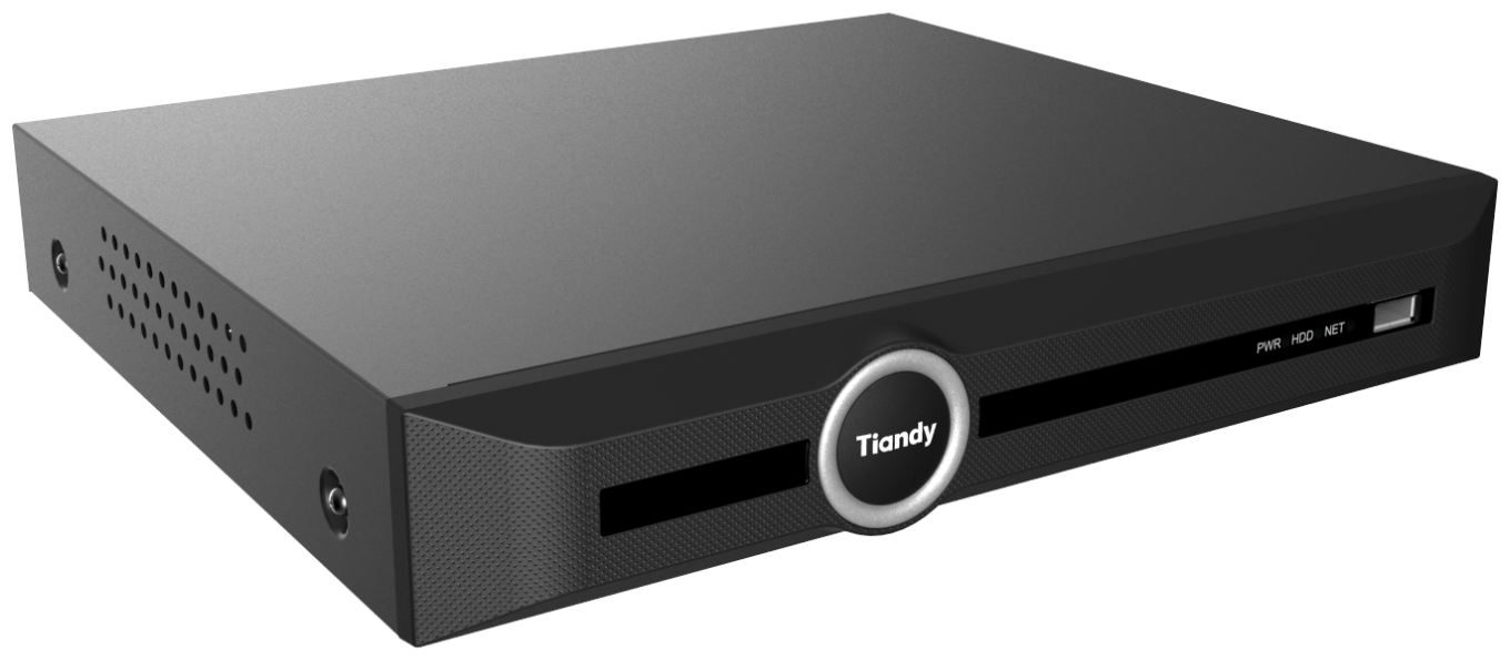 IP Видеорегистратор Tiandy TC-R3110 (I/B/V.3) 10-ти канальный (S+H.265, 10IP*5Мп, HDD*10Тб, ANR, Аналитика)