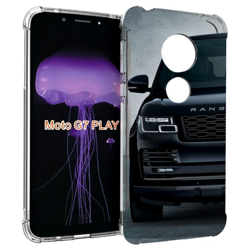 Чехол MyPads land-rover-ленд-ровер-1 мужской для Motorola Moto G7 Play задняя-панель-накладка-бампер