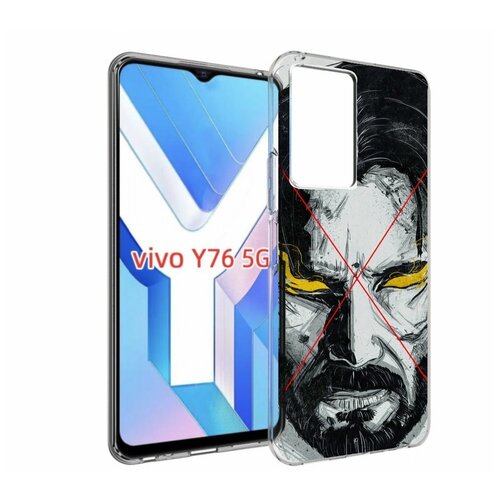 Чехол MyPads Джон-Уик для Vivo Y76 5G задняя-панель-накладка-бампер