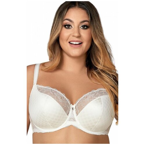 фото Бюстгальтер plus size со сшивными чашками и нежным кружевом ava lingerie