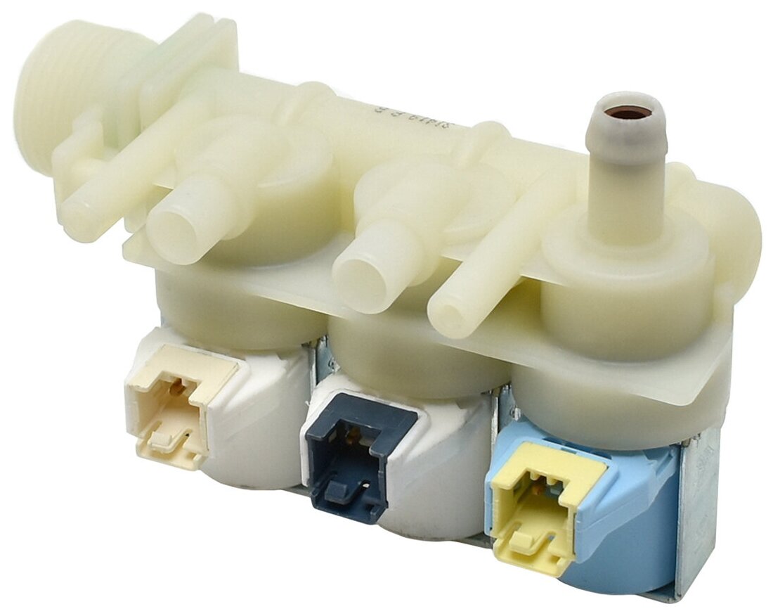 Клапан подачи воды (электроклапан заливной) 3Wx90 Merloni для стиральной машины Ariston, Indesit, C00110331 - фотография № 1