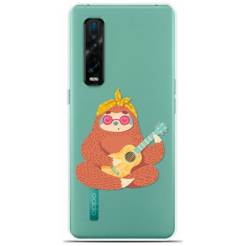 Силиконовый чехол на Oppo Find X2 Pro Гитара / для Оппо Файнд Икс 2 Про