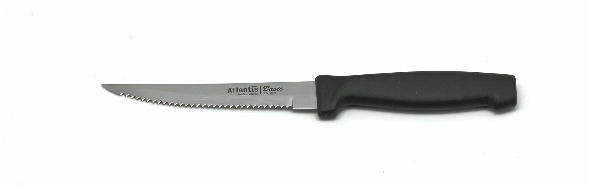 Нож для стейка "Atlantis" 11см, черный, 24EK-42005