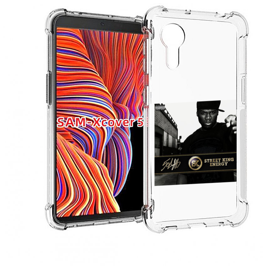 Чехол MyPads 50 Cent - Street King Energy для Samsung Galaxy Xcover 5 задняя-панель-накладка-бампер