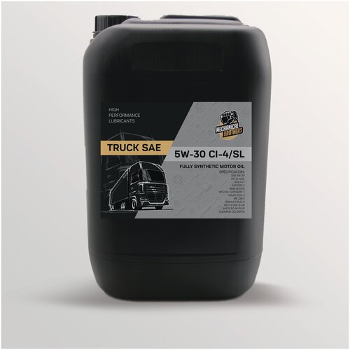 Моторное масло MECHANICAL BROTHERS TRUCK 5W-30 CI-4/SL Синтетическое 20л