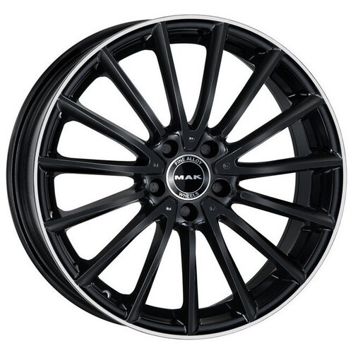 Колесный диск MAK Komet 8.0x19/5x112 D66.6 ET43 GLOSS BLACK MIRROR RING