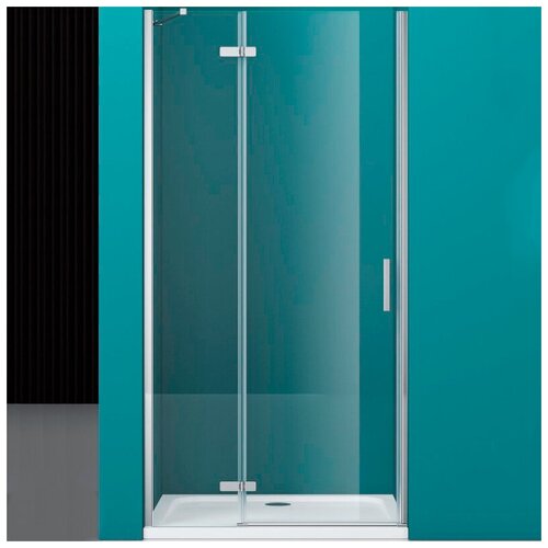 Душевая дверь BelBagno Kraft 120 KRAFT-B-12-60/60-C-Cr-L профиль хром стекло прозрачное душевая дверь belbagno kraft 120 kraft 60 60 c cr r правая профиль хром стекло прозрачное