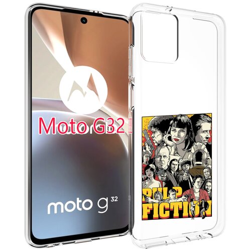 Чехол MyPads комикс картинка для Motorola Moto G32 задняя-панель-накладка-бампер