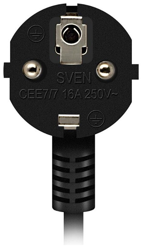 Sven Фильтр SF-05LU 1,8 м 5 евро розеток,2 USB 2.4А , черный, цветная коробка SV-018832