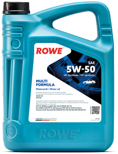 HC-синтетическое моторное масло ROWE Hightec Multi Formula SAE 5W-50, 5 л, 1 шт.