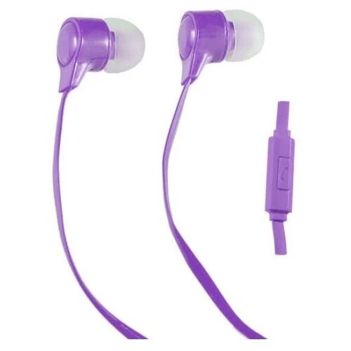 Perfeo наушники внутриканальные c микрофоном HANDY фиолетовые PF B4225 34500₽