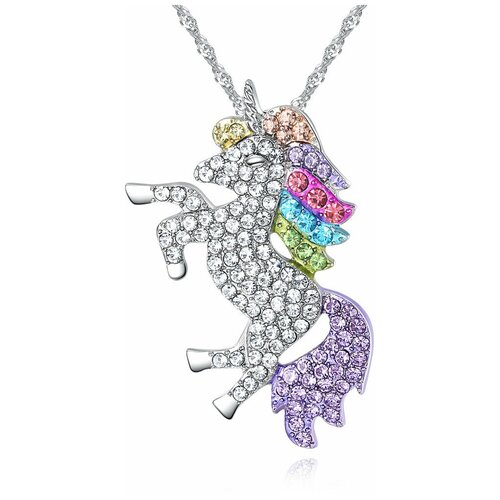 фото Подвеска на цепочке единорог goodstore24