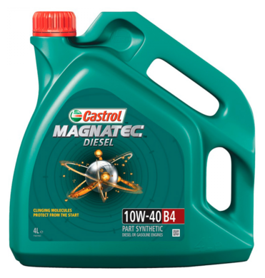 Масло моторное полусинтетическое Castrol Magnatec Diesel B4 10W40 4 л 15CA30 .