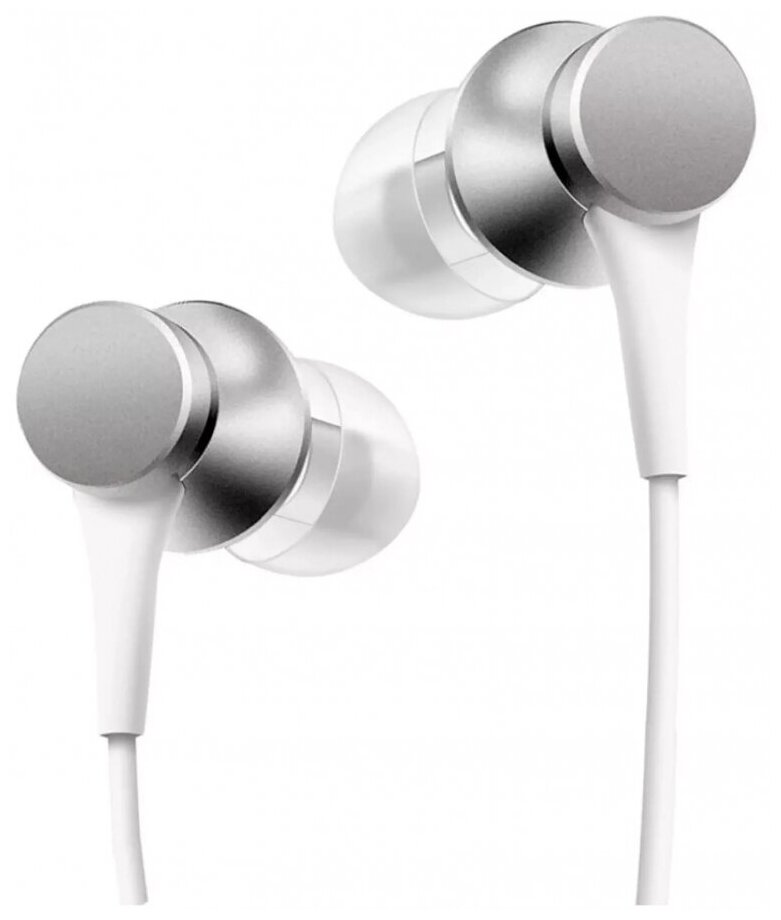 Xiaomi Наушники Xiaomi Mi Piston In-Ear Headphones Basic (HSEJ03JY) - матовый серебристый