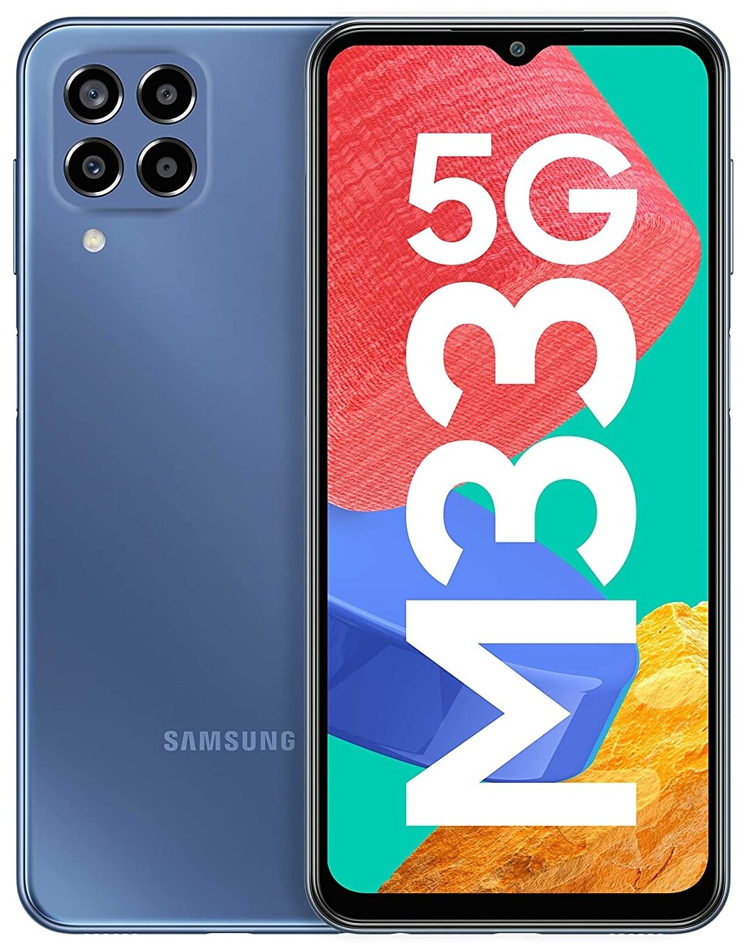 Смартфон Samsung Galaxy M33 5G 8/128 ГБ, cиний океан