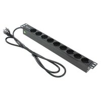 Блок розеток 5bites PDU919P-02 для 19 шкафов 9 розеток шнур 1.8м