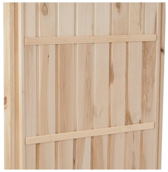 Дверь для бани и сауны "Эконом" липа 190×80см - фотография № 4