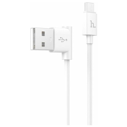 Кабель Micro USB, UPM10 L Shape Charging Cable, белый кабель micro usb x21 silicone quick charging cable 2 0a