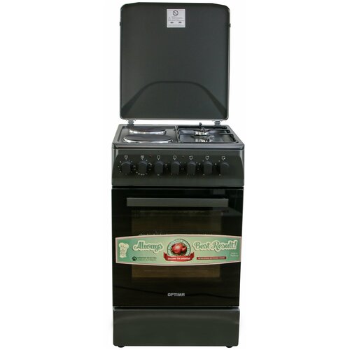 Плита комбинированная OPTIMA CS-5624 2 газ2 эл элдух ящик элподж таймер 50х60 газ-контр 2502500₽