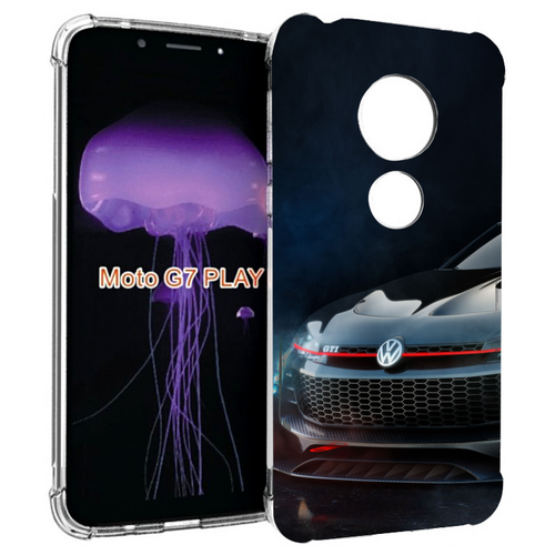 Чехол MyPads volkswagen фольскваген 2 мужской для Motorola Moto G7 Play задняя-панель-накладка-бампер чехол mypads бентли bentley 2 мужской для motorola moto g7 play задняя панель накладка бампер