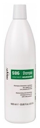 DIKSON Шампунь увлажняющий и питательный для сухих волос с протеинами молока S86, 1000 мл