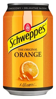 Газированный напиток Schweppes Orange (Швепс Апельсин) 0.33 л ж/б упаковка 12 штук (Польша) - фотография № 3