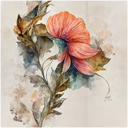 Картина на холсте для интерьера в гостиную/зал/спальню 