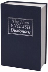 Сейф-книга Brauberg "Английский словарь", 54х115х180 мм, ключевой замок, темно-синий (291179)