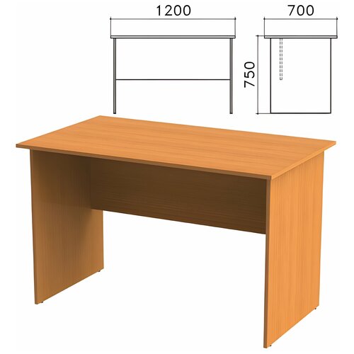 Стол письменный Фея 1200х700х750 мм цвет орех милан СФ035 8777₽