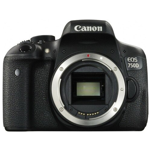 Фотоаппарат Canon EOS 750D Body, черный софт бокс жесткий rekam ef c 041 38х38 см для серий classic и partner